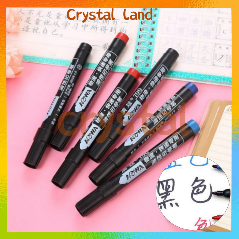 

Spidol Permanent Marker Permanen Tahan Air / Alat Tulis Spidol / Spidol Hitam Biru Merah / Spidol Paan Tulis