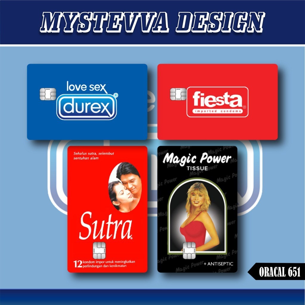 

Stiker Atm Motif Durex Sutra Power Megic Sticker Garskin Skin Kartu Atm Bca Bri Mandiri Debit Credit E-money E-toll Flazz Dll