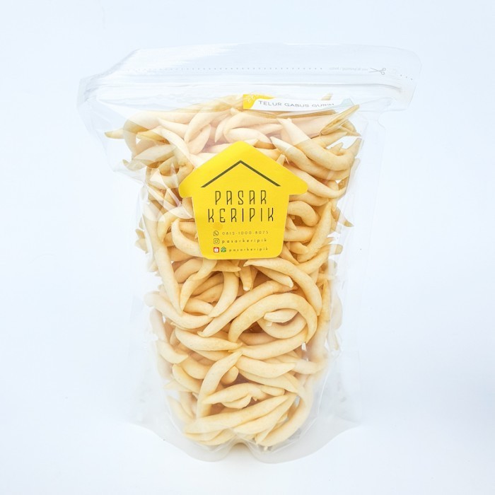 

PROMO/JAJAN PASAR/ Pasar Keripik Telur Gabus Gurih Asin Keju Size Kecil 85g