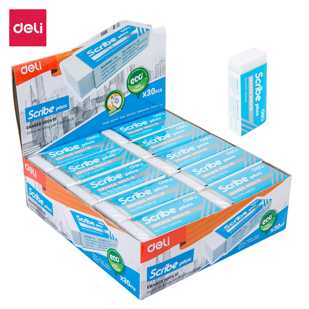 

Deli | Penghapus (Eraser) Scribe | H00410 | Putih