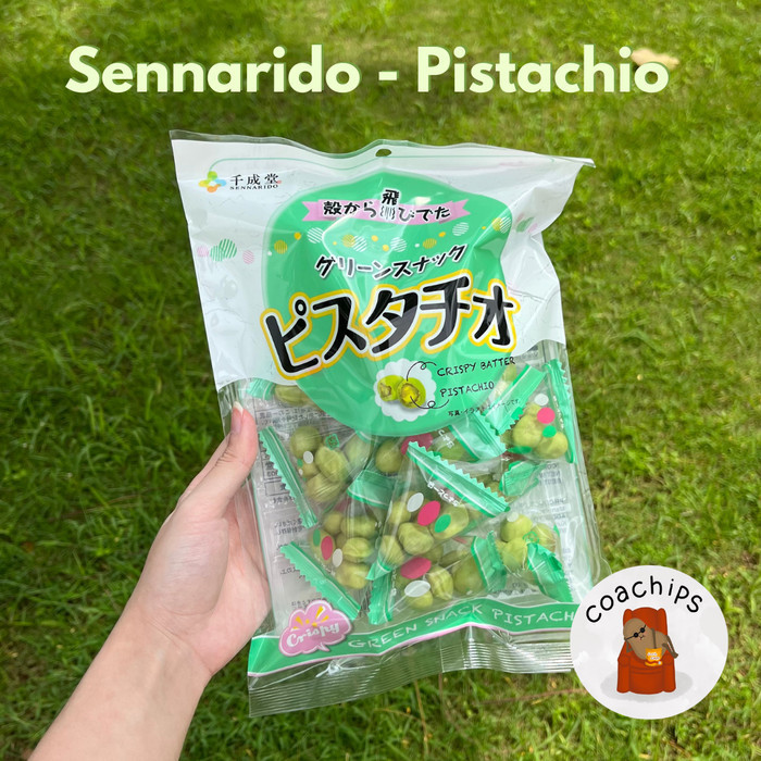 

Sennarido Pistachio, Wasabi & Red Chili Pistachio |SNACK KACANG JEPANG - PISTACHIO