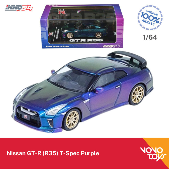 Inno 1/64 Nissan GT-R (R35) T-Spec Purple Inno64