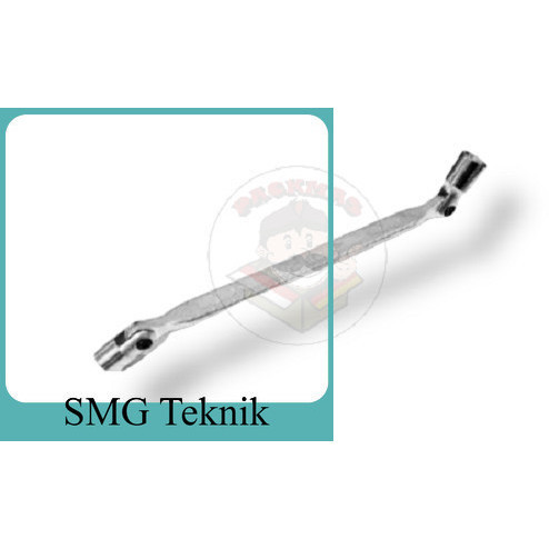 Best TEKIRO Kunci Sok Ganda Flexible 8x10 10x12 12x14 14x17 Sock Socket - 14x17 ESD894