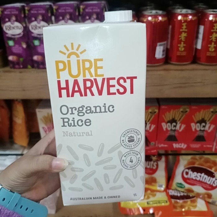 

pure harvest organic rice milk 1L susu beras australia