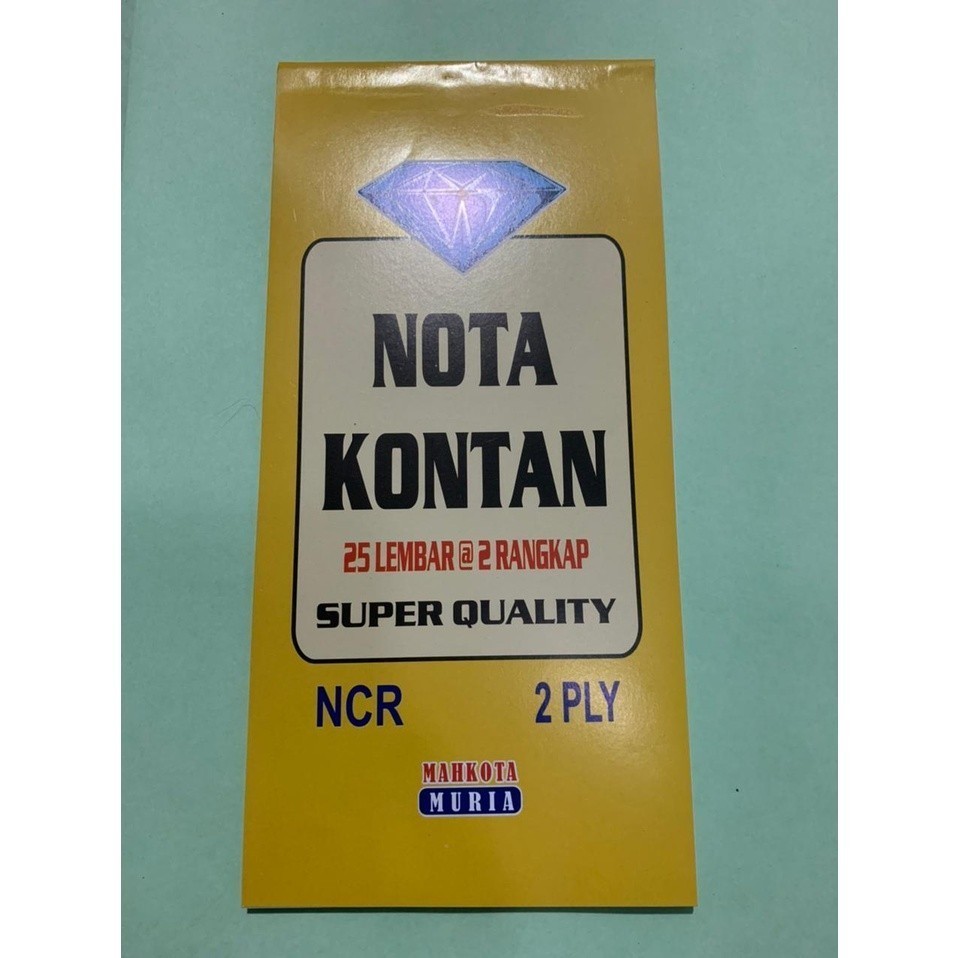 

[Ready] Nota Kontan 2 Ply, Nota NCR, Ukuran Lebih Panjang dan Kolom Lebih Banyak