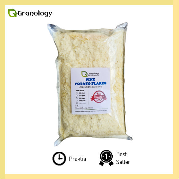 

BEST[SALE] Potato Flakes / Tepung Kentang (500 gram) by Granology