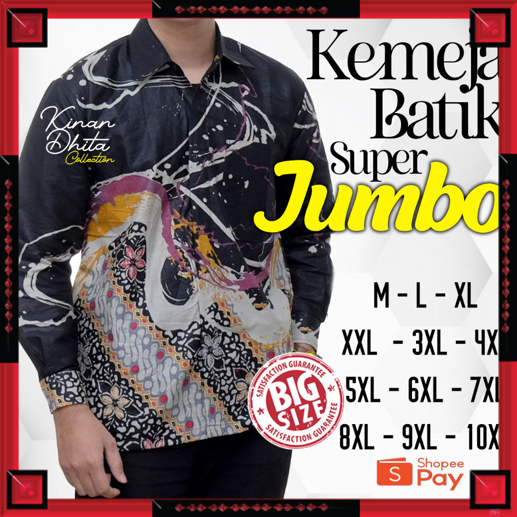 KAIN ADEM LEMBUT HALUS TEBAL / Kemeja Batik Lengan Panjang Cowok - Hem Batik Lengan Pendek - Batik J