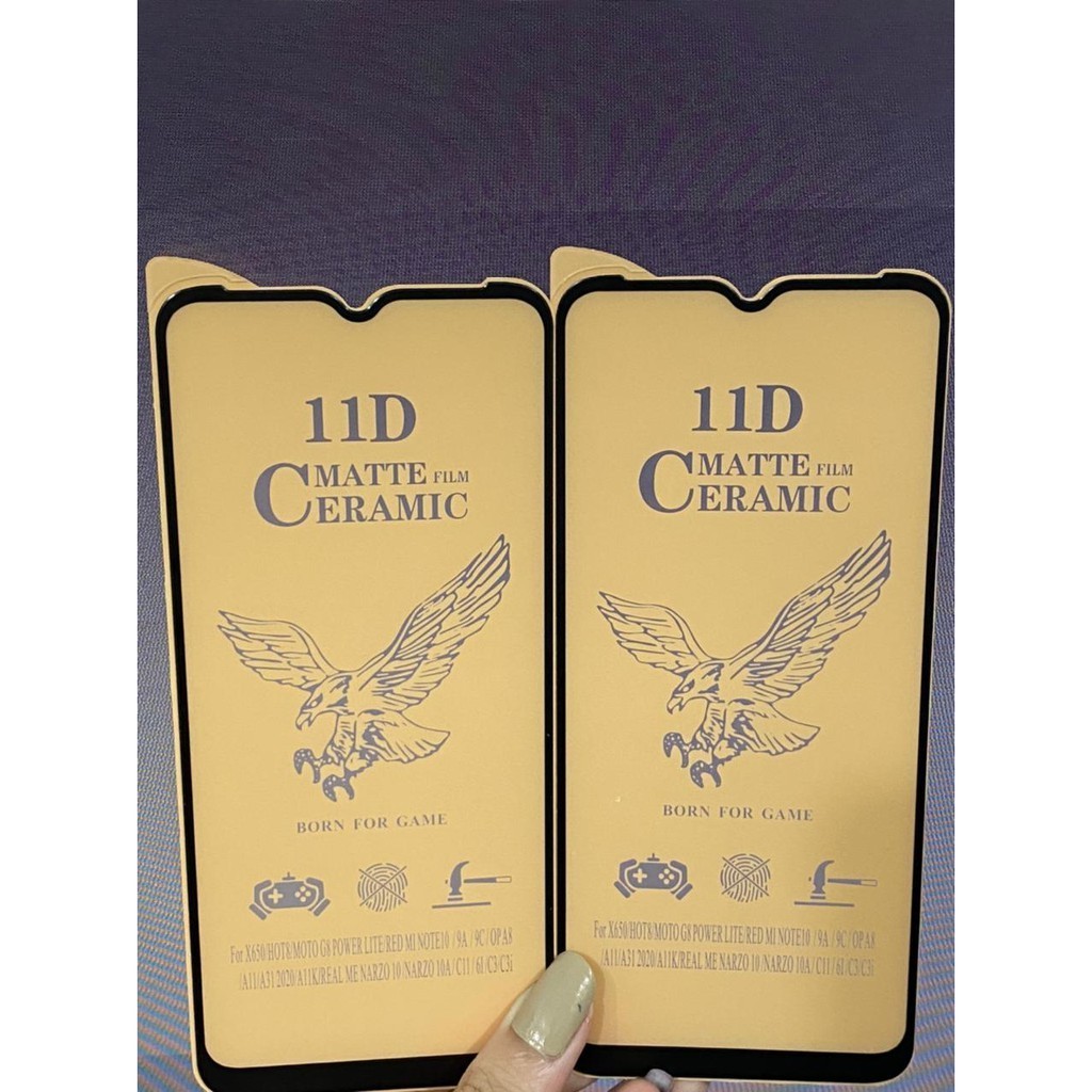 XIAOMI REDMI 9 9A 9C Anti Gores Ceramic 21D Ceramic Matte Anti Pecah Screen Guard