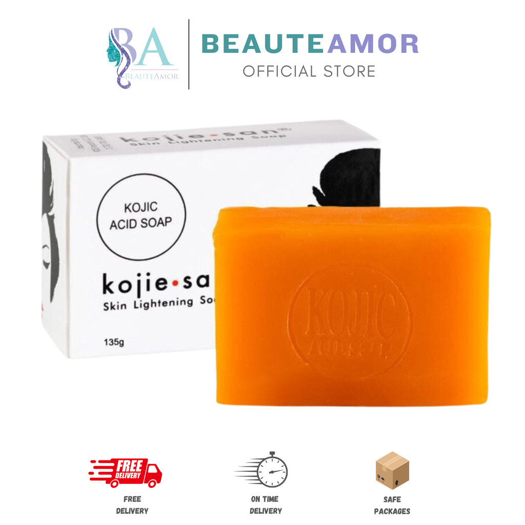 BEAUTEAMOR - KOJIE SAN Kojic Acid Soap - 65gr | 135gr