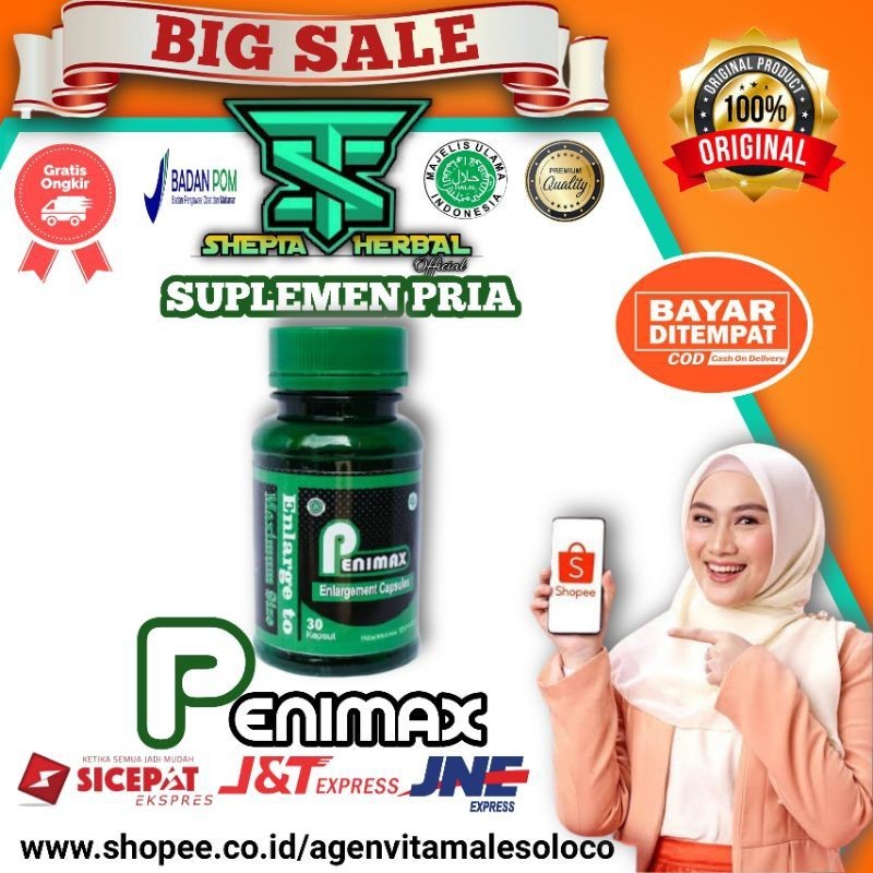 PENIMAX ORIGINAL OBAT PEMBESAR TERBAIK BPOM HERBAL