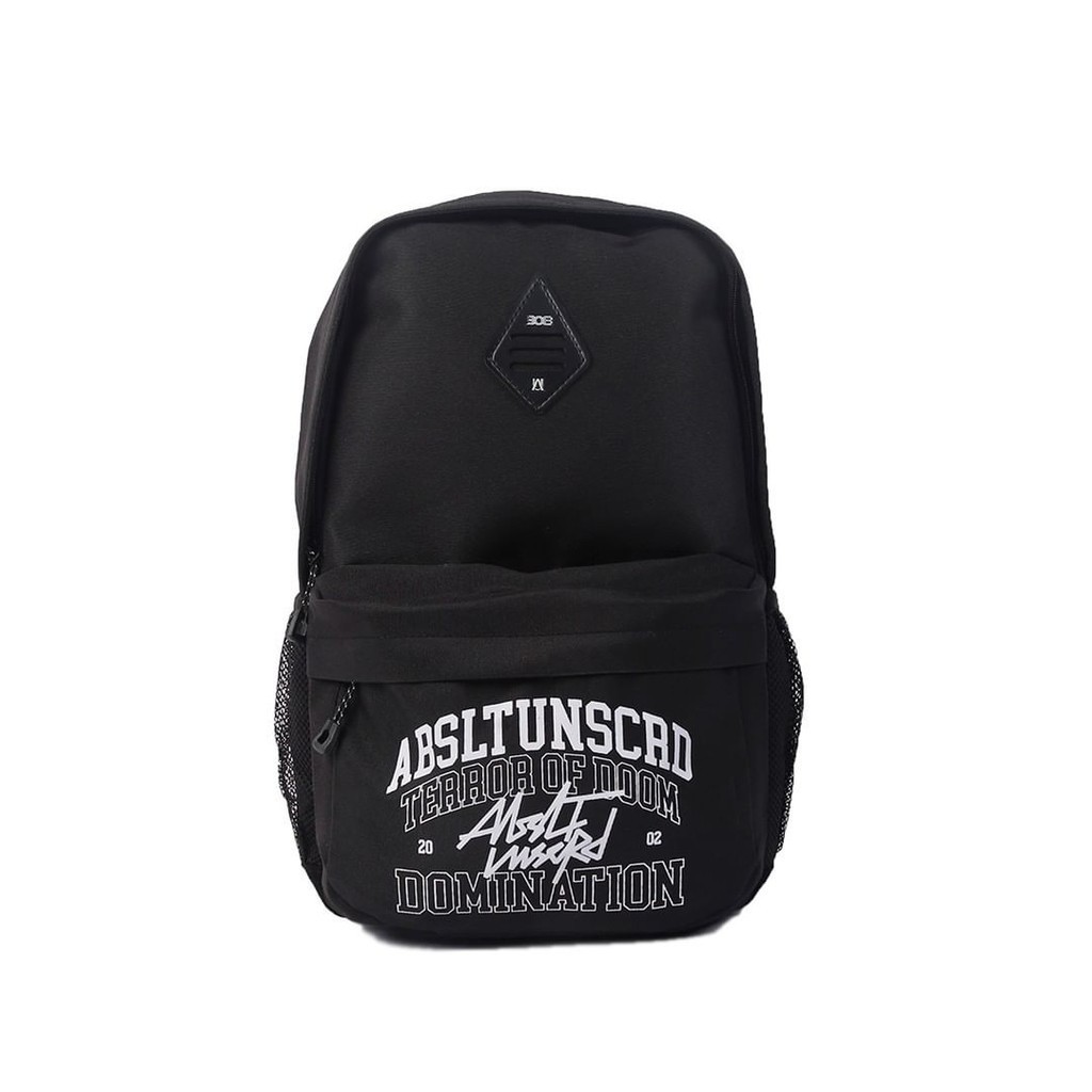 308 Absltunscrd - BACKPACK / TAS RANSEL BAG LAPTOP TERROR OF DOOM - Black