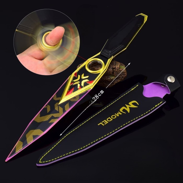 Pisau Mainan Valorant Toy Knife Champions Kunai 27CM