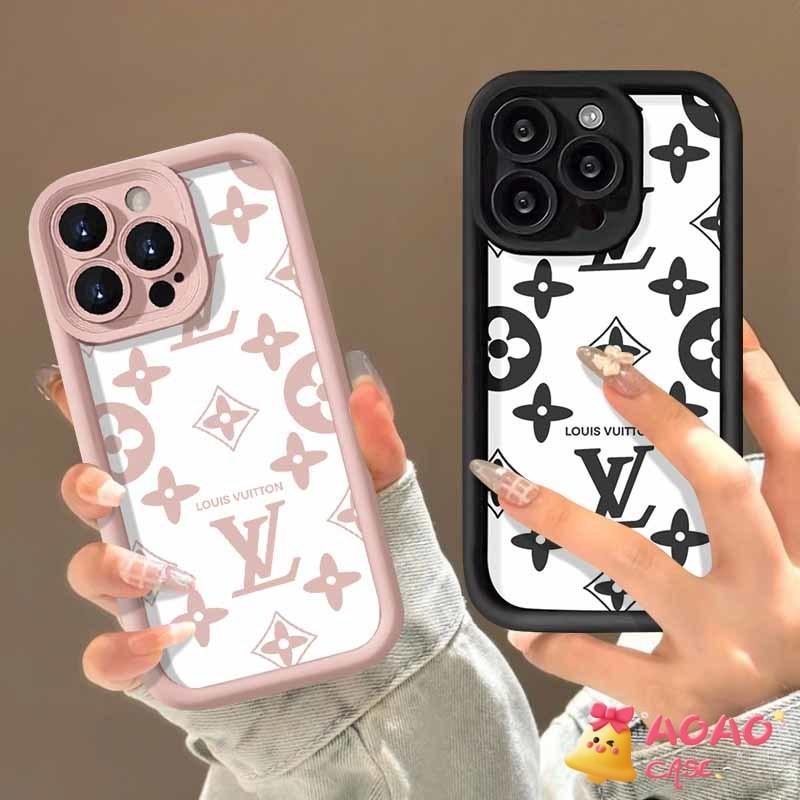 Sotf Case LV Logo Pattern HP Casing For Vivo Y100 V30 V29 V27 Y17S Y16 Y17 Y21 Y12 Y27 Y15 Y27S Y36 