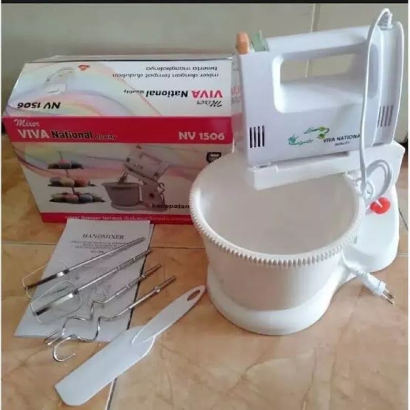 COD 1 KG MIXER VIVA NATIONAL OMEGA SCARLETT OMICKO SQRS NT QUALITY LENGKAP DENGAN MANGKOK/MIXER TANG