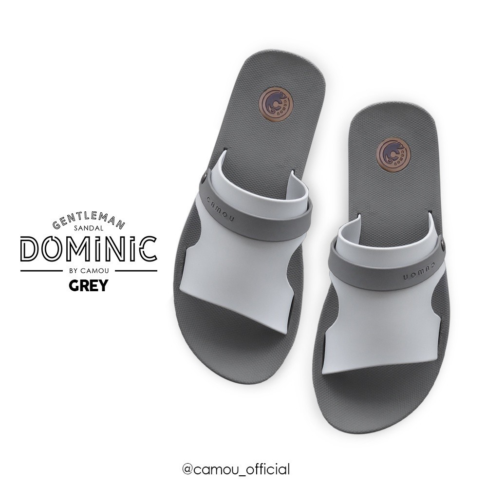 Sandal Camou Pria DOMINIC Ivory Sandal Selop Pria Sandal Keren Kekinian Sandal Pria CAMOU