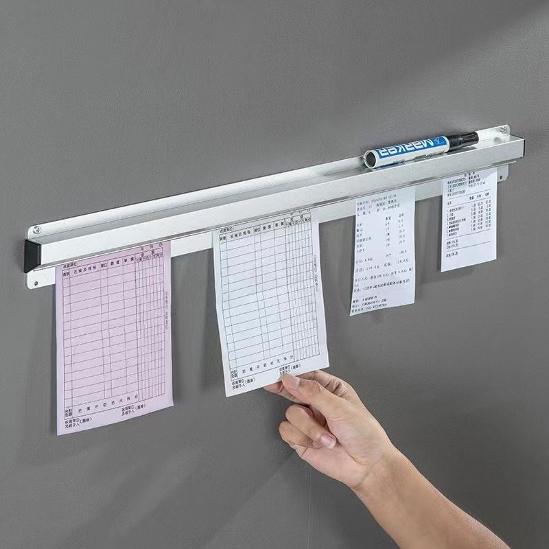 

Bill Holder/ Receipt Holder/ Capitan Nota Stainless 45x6cm/60x6cm/90x6cm/Penjepit Kertas Bon Bill