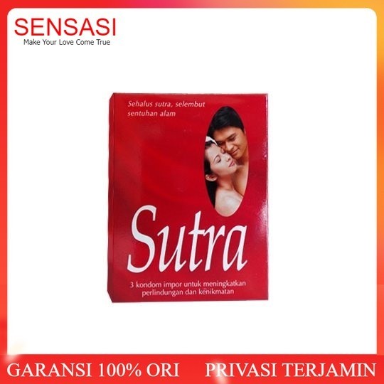 Kondom Sutra Merah isi 3 / Kondom Sutra Merah Isi 3 Pcs - Kondom Merah Sutra Classic / Kondom Sutra 