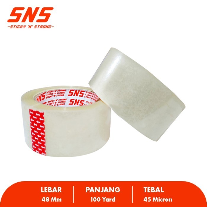 

LAKBAN BENING COKLAT 2 INCH 100 YARD X 48mm SELOTIP ISOLASI BERKUALITAS