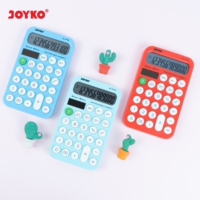 

Calculator CC-47CO (Red,Green,Blue) Kalkulator Joyko Termurah dan Berkualitas