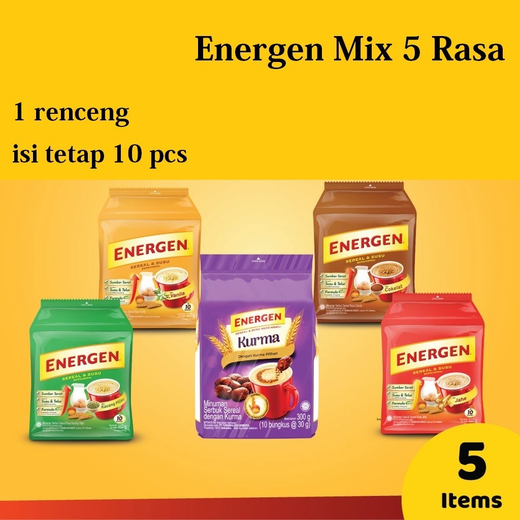 

Energen Sereal MIX 5 Rasa