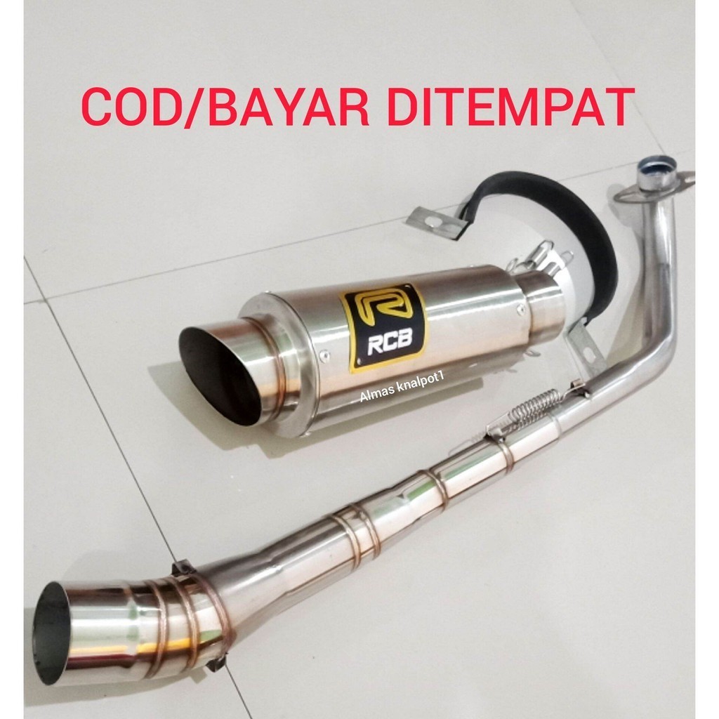 Knalpot Racing RCB Bebek Jupiter Grend Vega Legenda Supra Karisma Kirana dan motor lainya