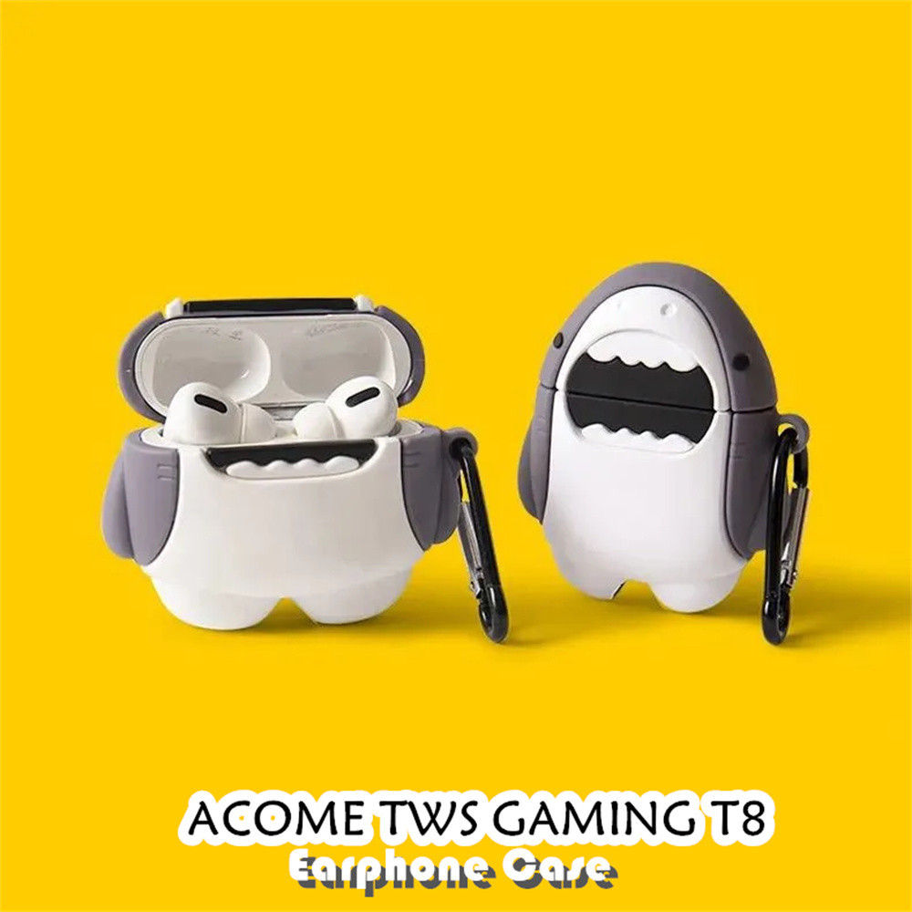 Utility Untuk ACOME TWS GAMING T8 Case Trendi Kartun Soft Silicone Earphone Case NO.2