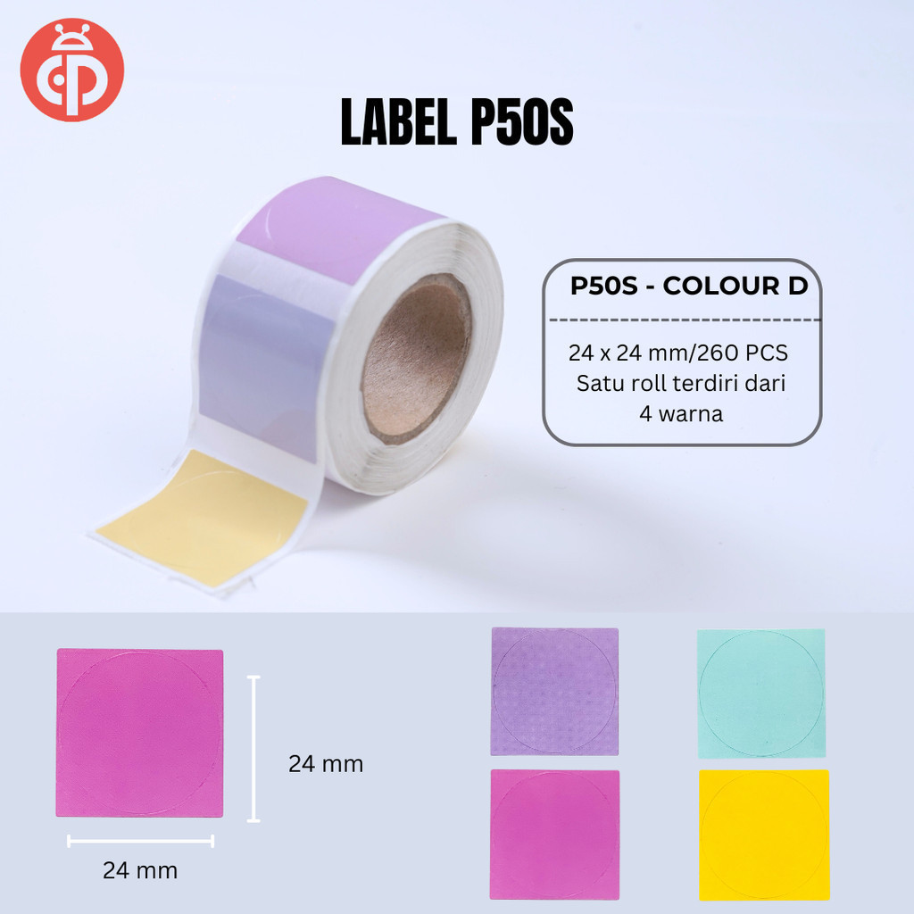 

Sticker Label Thermal Marklife Printer P50S CIRCULAR
