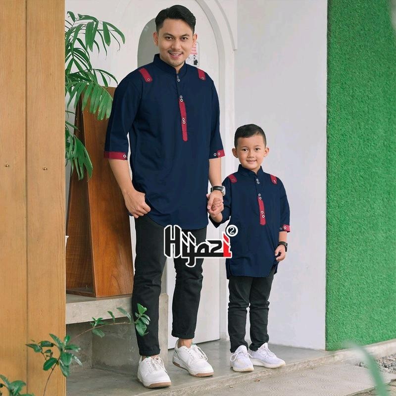 Kurta Couple Pasangan Ayah Anak Baju Muslim Pria Elegan Simple Stylish Berkualitas