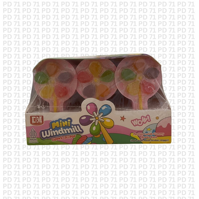 

Permen Lunak Gummy Windmill Aneka Rasa Isi 30 Pcs - DSM