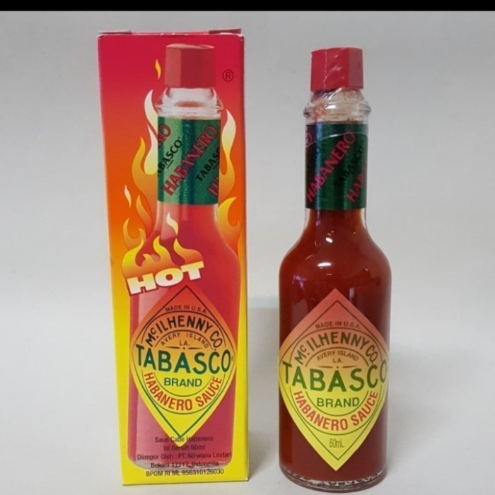 

tabasco habanero sauce saus hot pepper 60ml