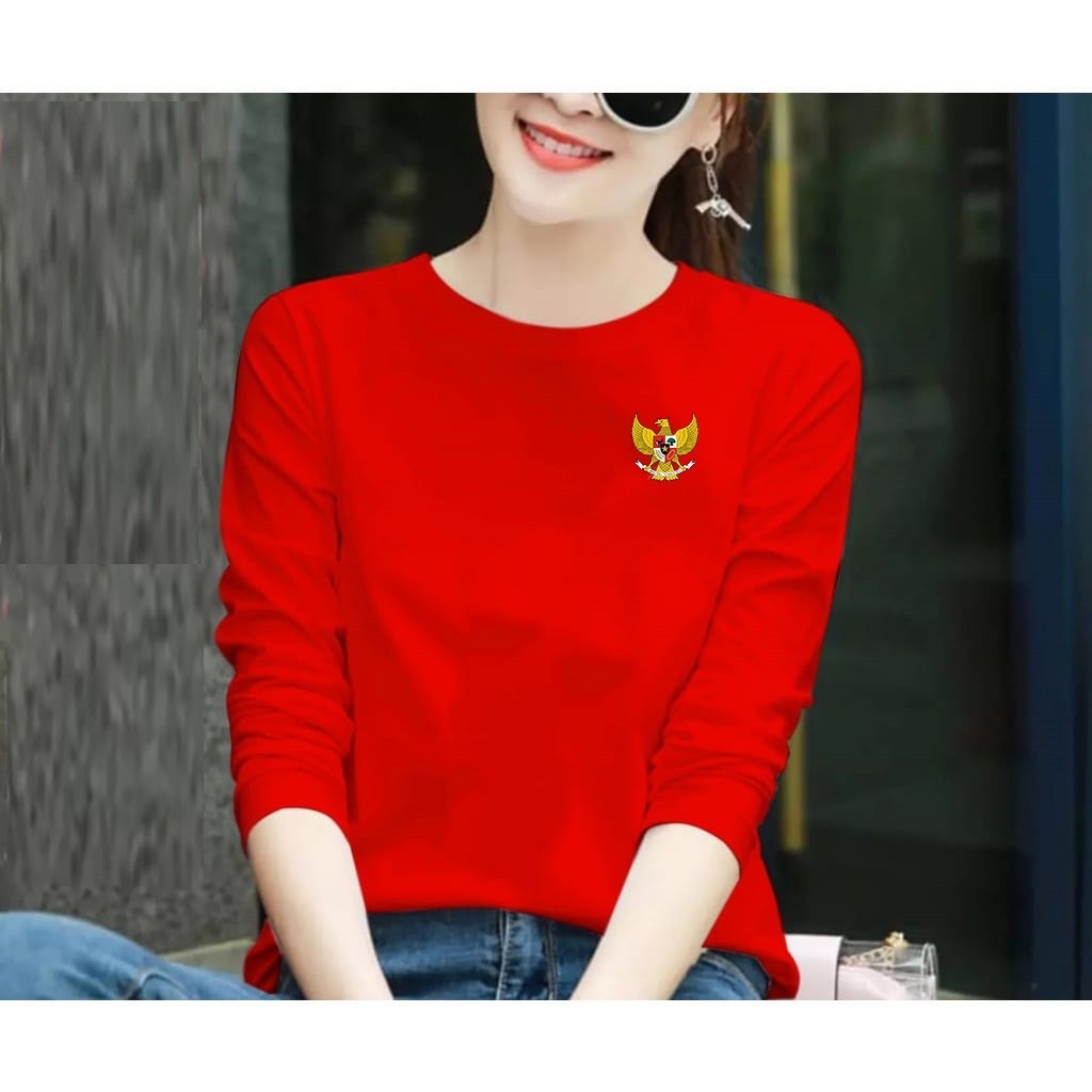 HUT RI 17 AGUSTUS KAOS WANITA DAN PRIA UKURAN DEWASA HUT RI 77 PAKAIAN WANITA DAN PRIA KAOS OBLONG H