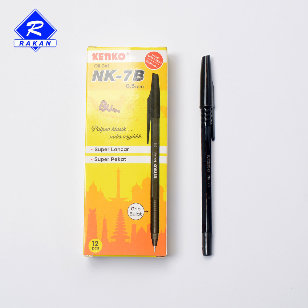 

[ ACEH ] Pulpen / Ballpoint / Bolpen / Pen Kenko NK-7B 0.5 | 1 Lusin (12pcs)