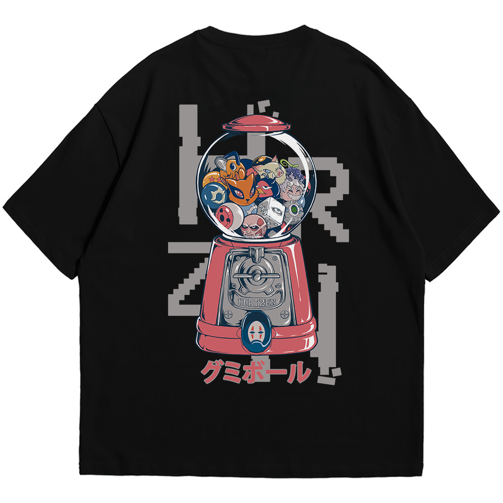 Kaos Distro Game Gumball Machine Pria Wanita Cotton Combed 24s