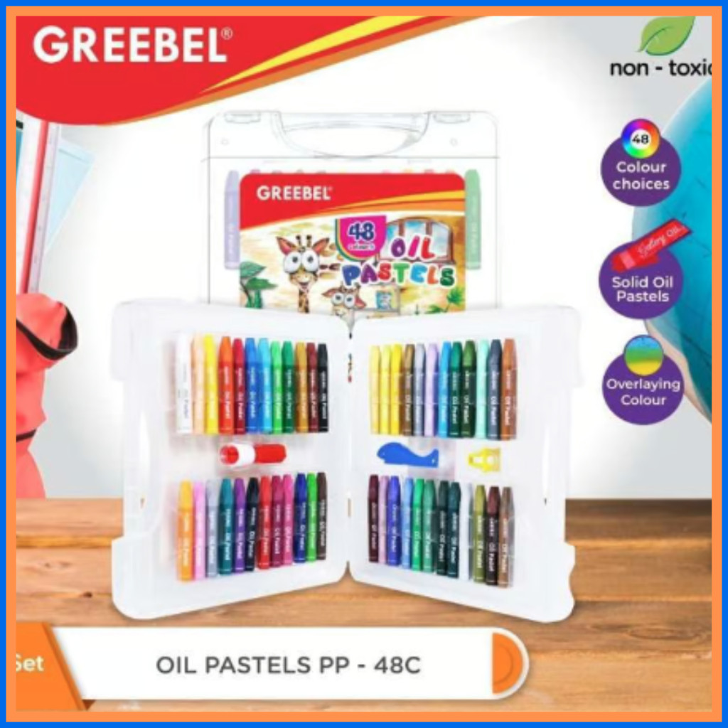 

GREEBEL Oil Pastel Crayon 12W /18W/ 24W / 36W / 48W / 55W