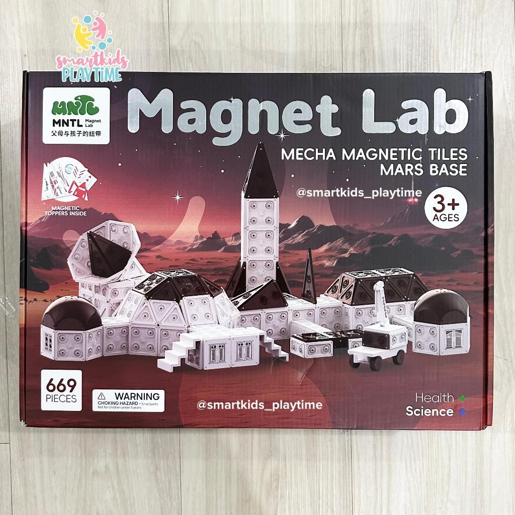 MNTL 669Pcs Mecha Magnetic Building Tiles - Mars Base