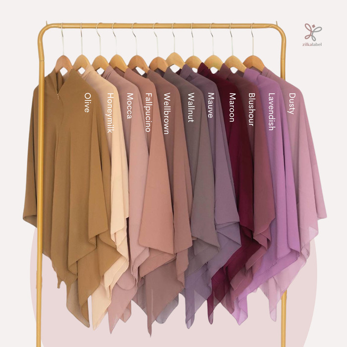 ZIPPER SQUARE INSTANT Yafa & Samika / Hijab Instan Segiempat Resleting Premium / Jilbab Segitiga 2 L