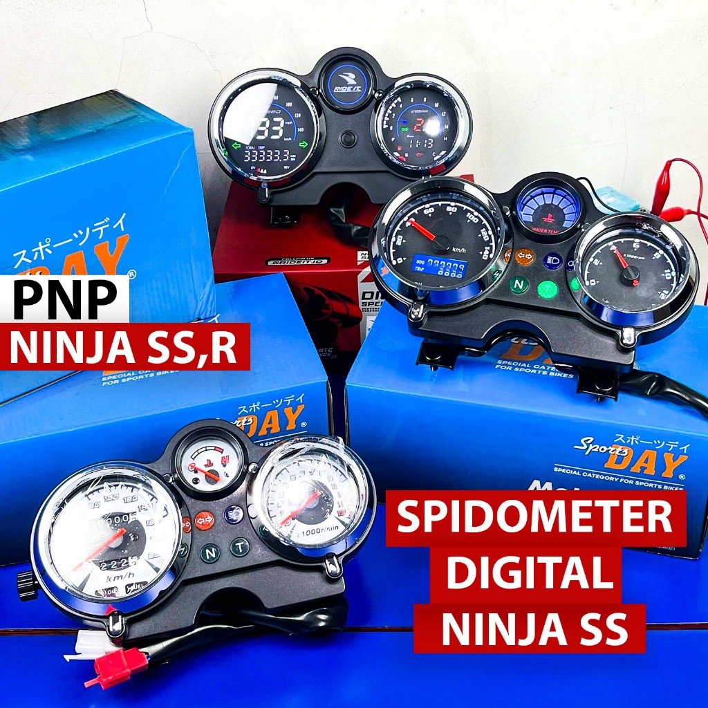 Speedo Digital Ninja Spidometer Ninja SS R Digital DIjital Kilometer Ninja R SS