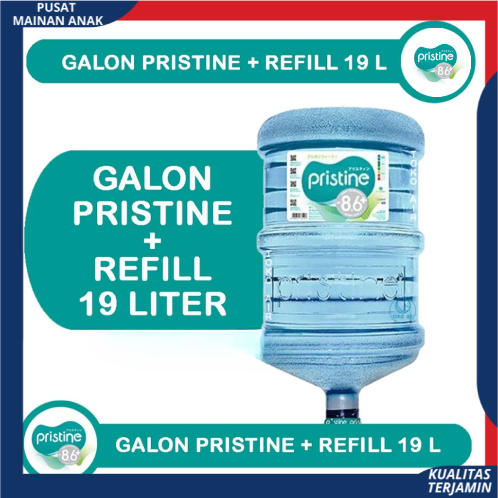 

PMA Air Mineral PRISTINE Galon 8+ Isi Refill 19 Liter Asli Dan Bersegel Siap Minum Setiap Hari