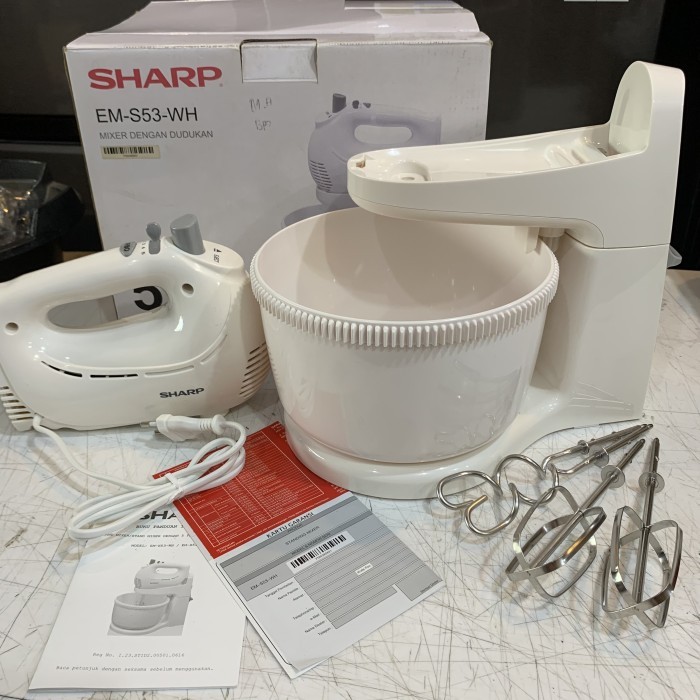 STAND MIXER SHARP EM-S53-WH