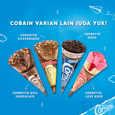 

Walls Cornetto Ice Cream 28ml 80ml 110ml
