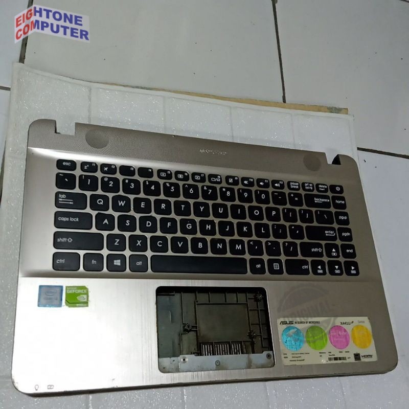 Casing Bawah Palmrest Set ASUS x441 x441s x441n x441m x441u x441b _gold