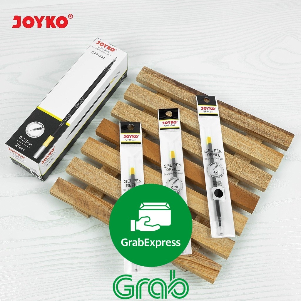 

Promo / Refill Isi Pulpen Gel 0.28 Joyko GPR-341 (24 PCS) atk murah