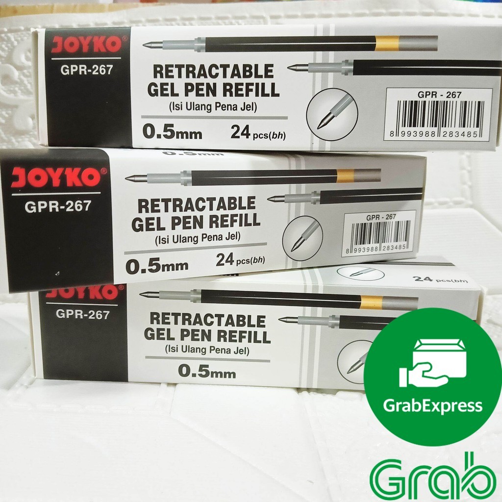 tinta Refill Isi Pulpen Q Gel Merk Joyko GPR-267 (24PCS) murah