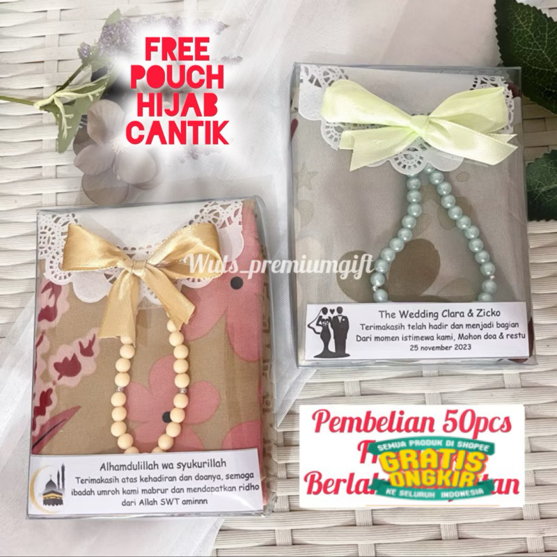 

Souvenir Jilbab Sovenir Hijab Sofenir / Suvenir Kerudung Segi Empat - Packing Mika Kertas | Hampers Lebaran Idul Fitri | Oleh Oleh Haji & Umroh/ langsung proses