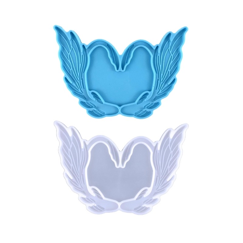 

Silicone Angel Wing Mold DIY Crystal Epoxy Resin Mold Halloween Jewelry Making Art Crafts Ear Cuff Earring Mold Tool