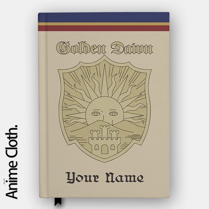 

Buku Golden Dawn Magic Knight Black Clover Anime Custom Diary Jurnal Cosplay