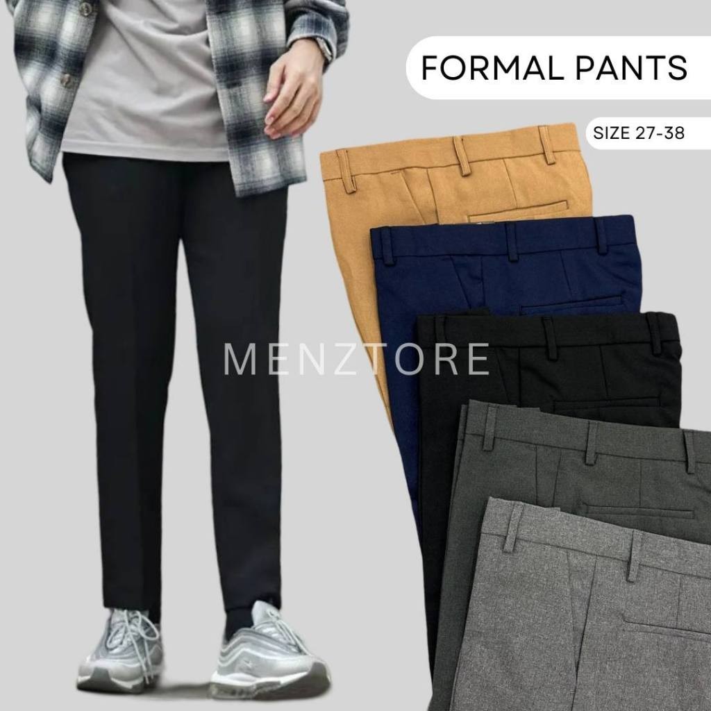 Celana Kerja Pria Formal SlimFit | Celana Formal Bahan Tebal