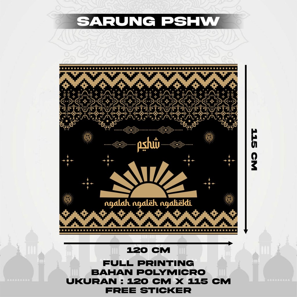 SarunBatik Motif PSHW Desain Terbaru BY ASYAWIL_STORE21
