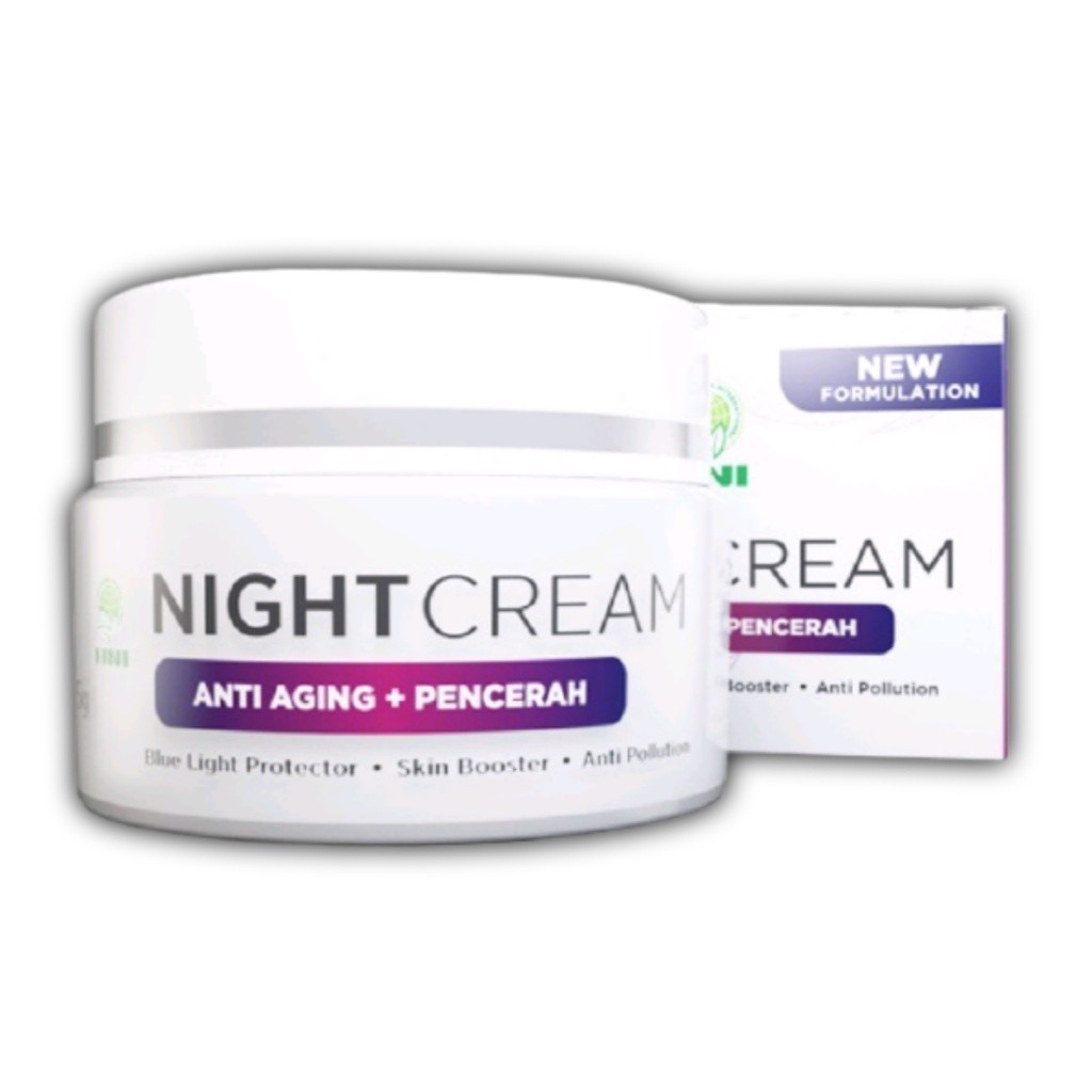 

TERLARIS 13 Cream Beauty Night Cream ( Mencerahkan dan anti Penuaan dini) TERMURAH HNI HPAI