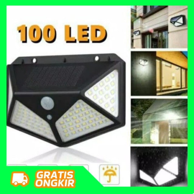 LAMPU SOLAR CELL 100 LED / LAMPU TAMAN OUTDOOR / LAMPU SOLAR CELL TENAGA MATAHARI